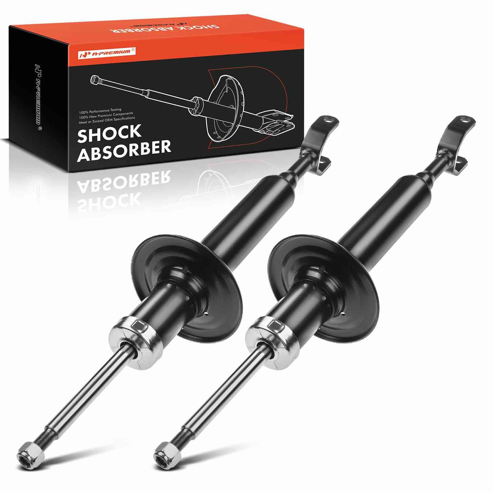 A-Premium Front Pair (2) Shock Struts Absorbers Compatible with Volkswagen Passat 1998-2005, Driver and Passenger Side