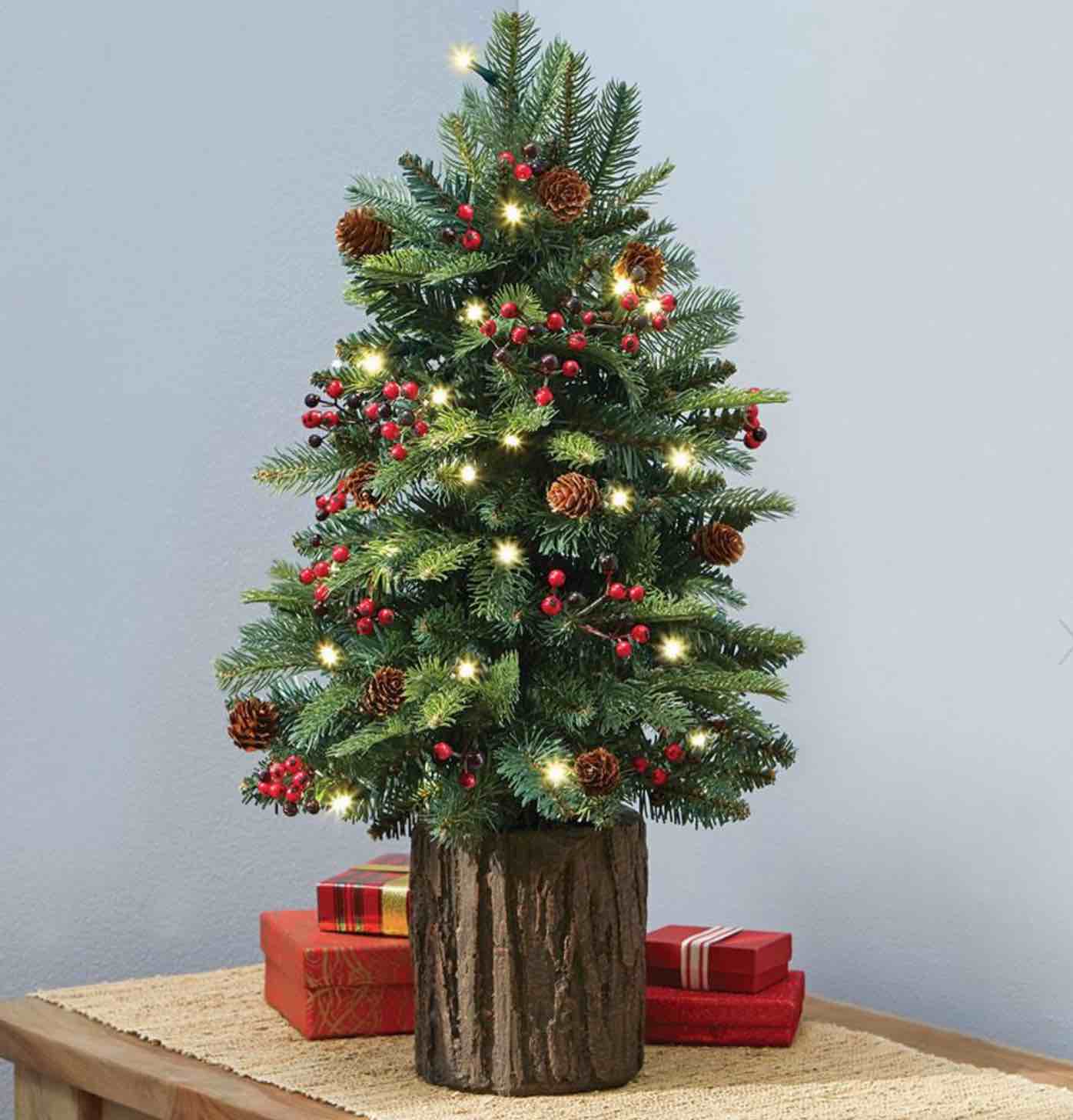 The Tabletop Prelit Christmas Tree