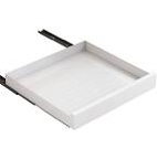 Pull out Cabinet Organizer, 21"Deep, Slide out Drawers for Kitchen Cabinets, Under Sink Organizers and Storage with Adhesive Nano Film Fixed, Sliding Cabinet for Bathroom, Pantry Storage Shelves White(1pc) 11.8"Wide-21"Deep