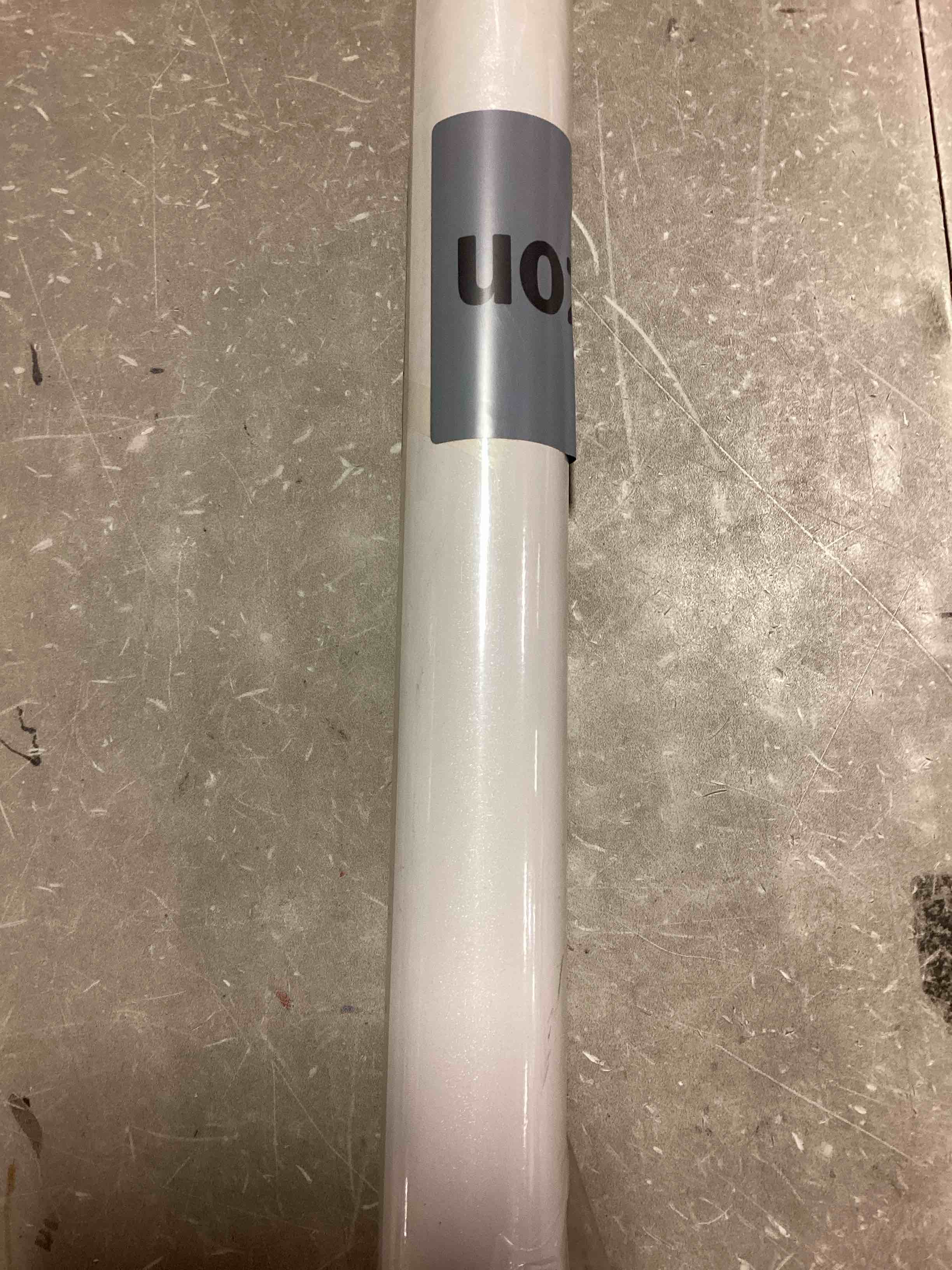 Shiny Self Adhesive Wallpaper White Glossy Removable Peel and Stick Wallpaper,23.6" X 393 "Waterproof Countertop Paper White Contact Paper for Cabinet Countertop Furniture Kitchen Vinyl Film