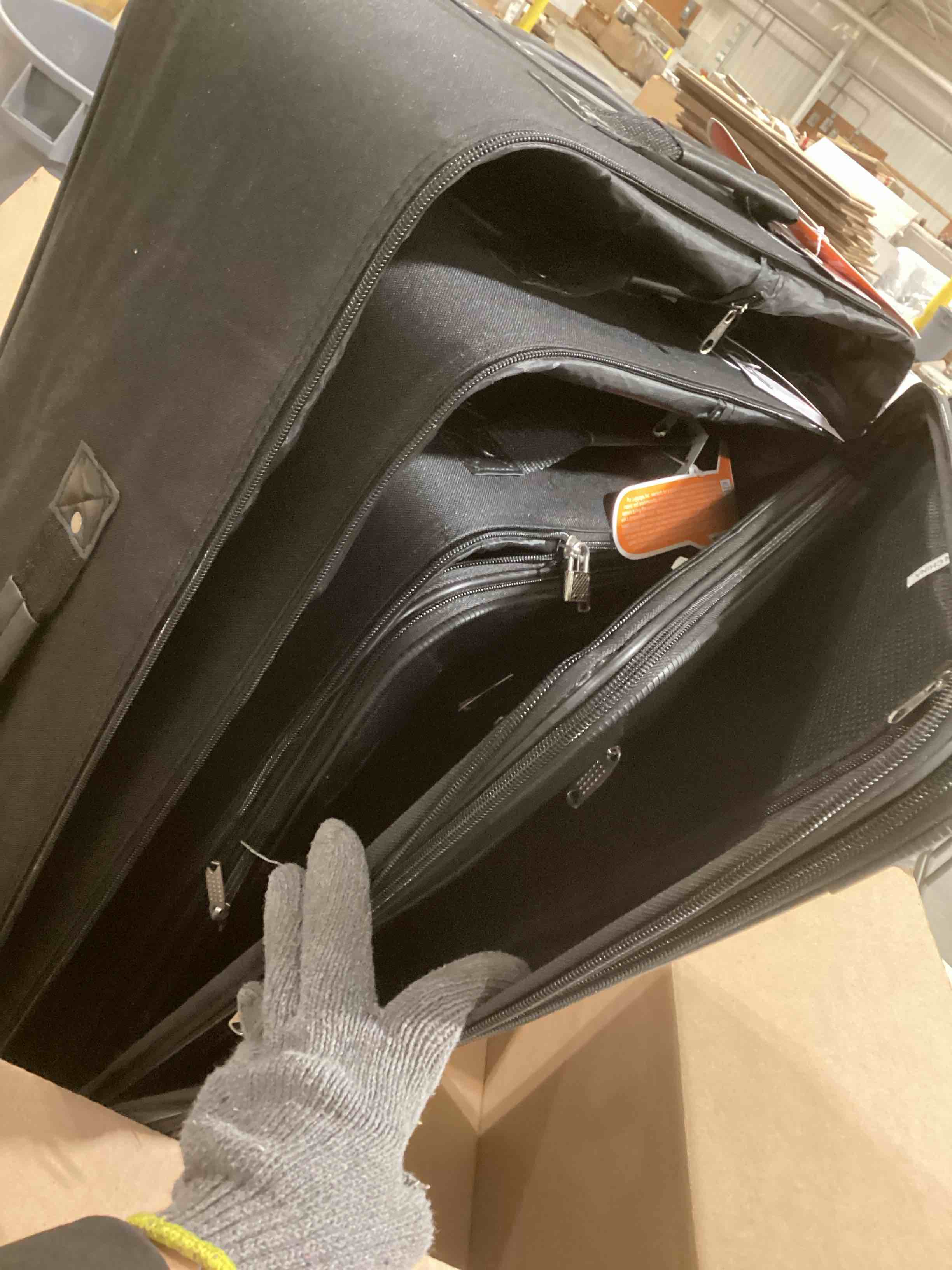 Rockland Journey Softside Upright Luggage Set,Expandable, Lightweight