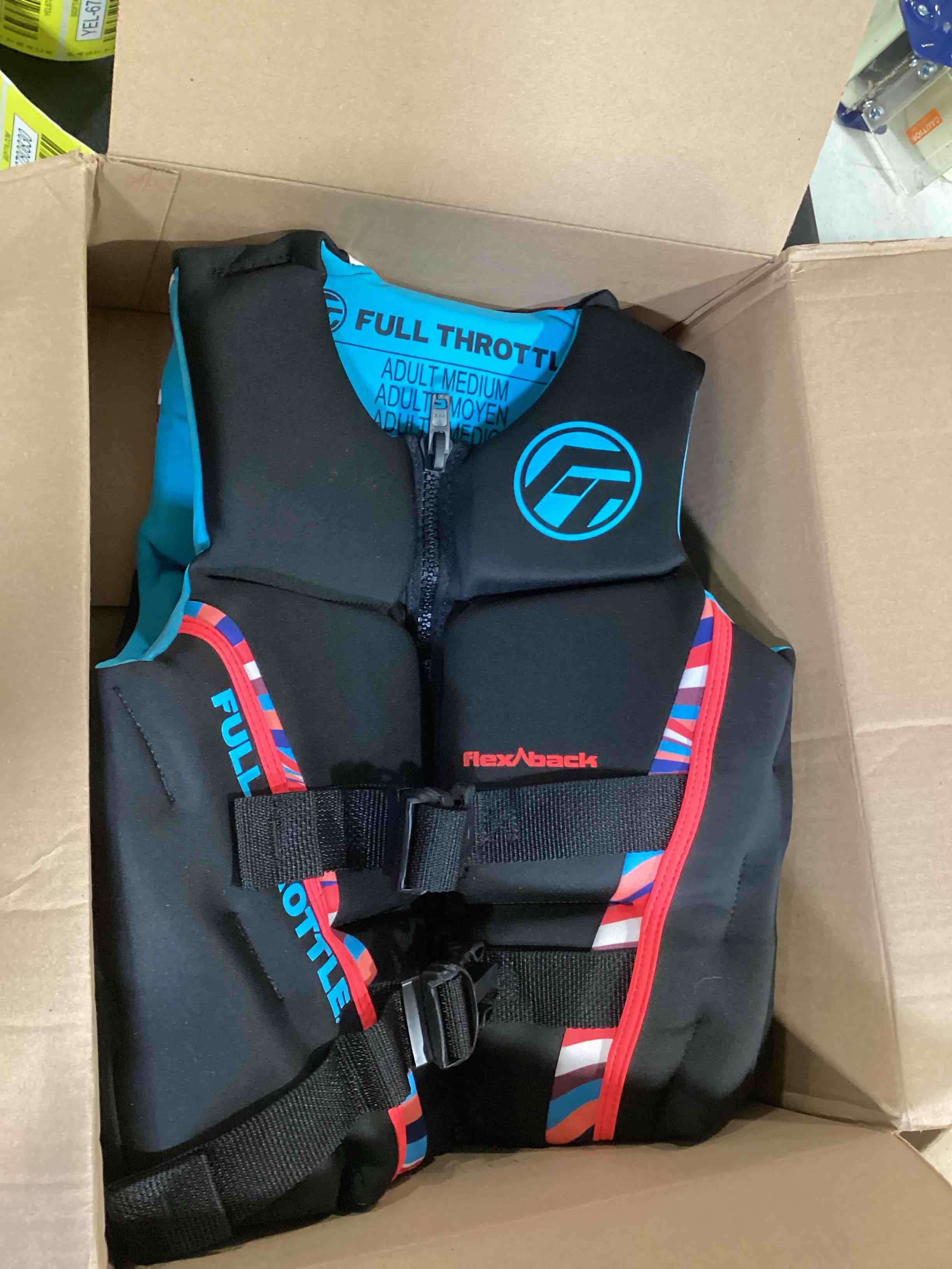 Full Throttle Women's Rapid Dry FlexBack USCGA Life Jacket