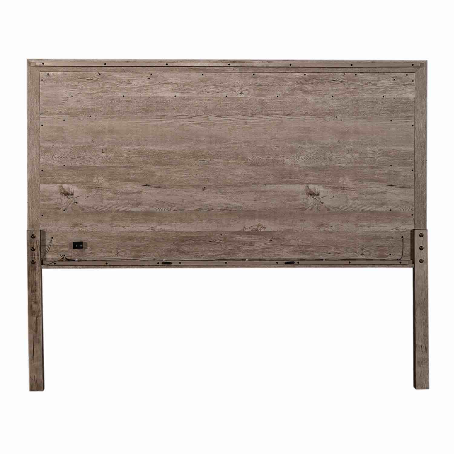 King Panel Headboard w/ Lights