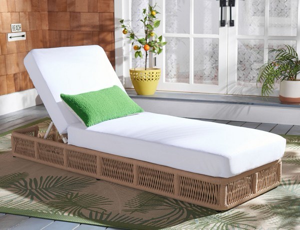Safavieh Gillian Daybed - Tan / White