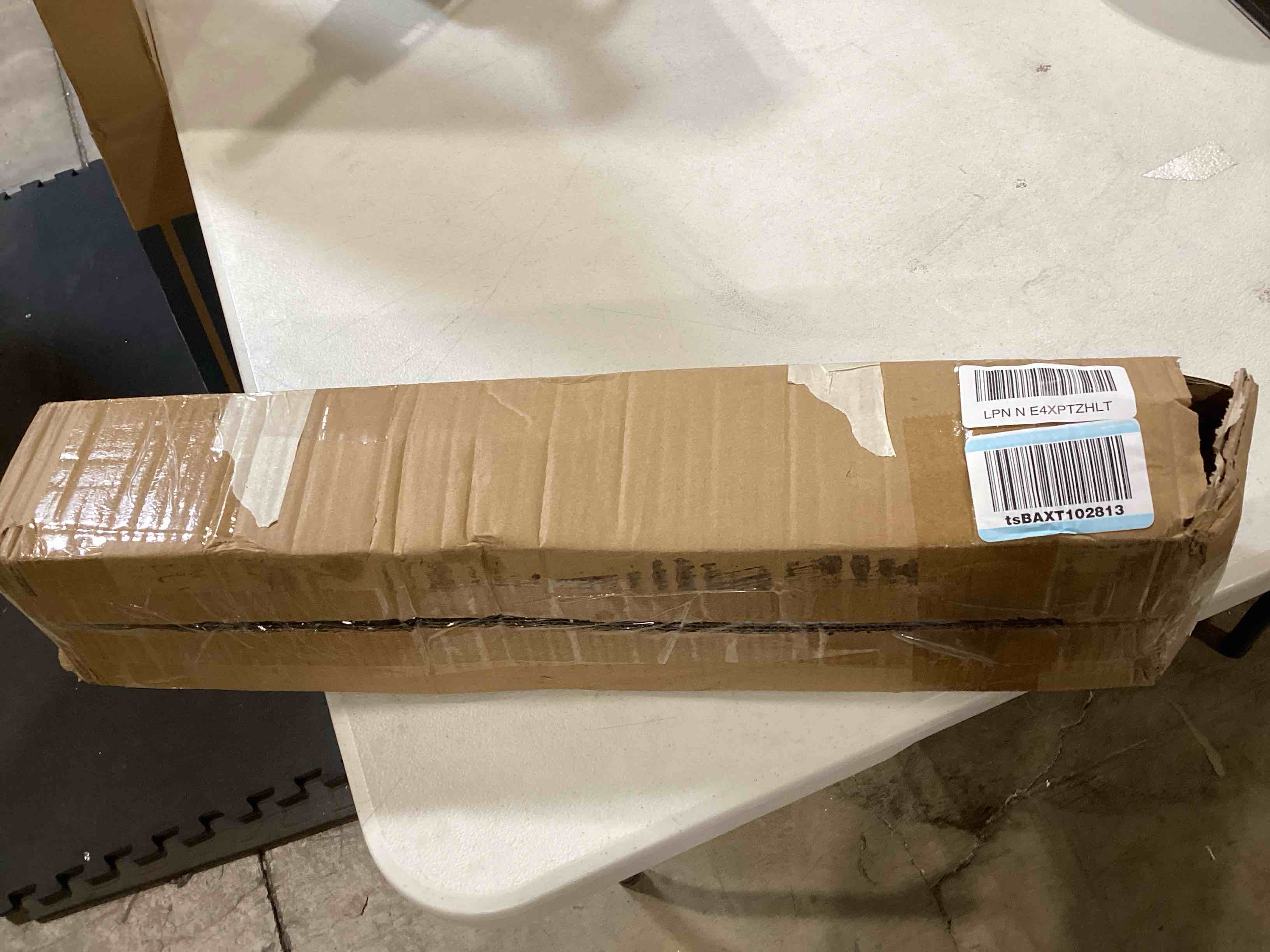 Lithonia Lighting FMLWL 48 840 Low-Profile LED Flush Mount Ceiling Light, Wraparound Lighting Fixture for Kitchen, Laundry Room, Garage, and More, 4-Foot, 4000K Cool White