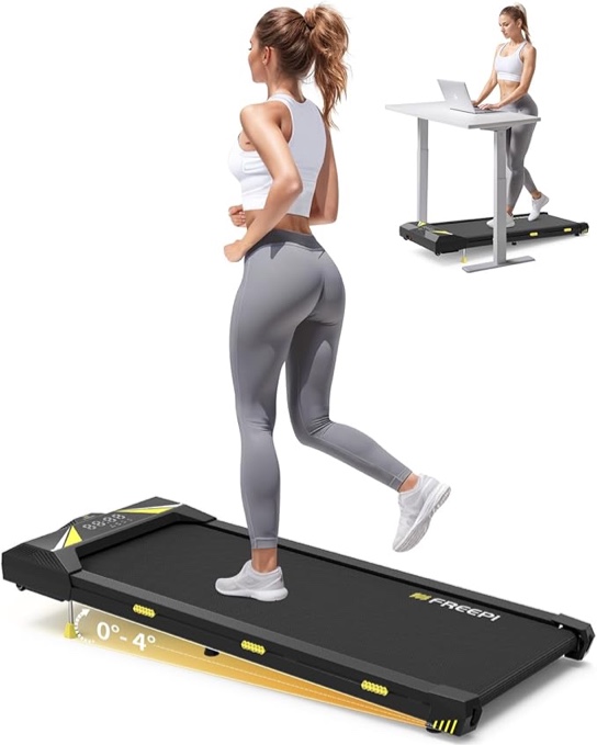 Walking Pad with Incline,Under Desk Treadmill for Home Office,4 in 1 Treadmill for Walking Running,340 Lb Capacity