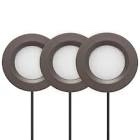 Inlight 2.75" Wide 3000K Dimmable LED Puck Lights Kit, Plug-in Installation