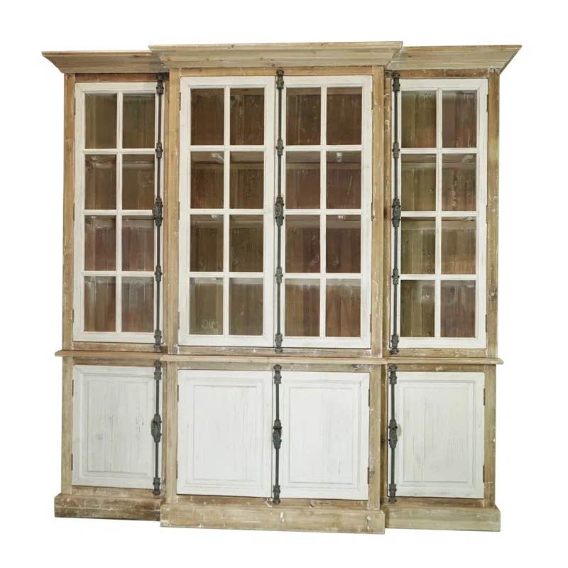 goutam old door vitrine china cabinet