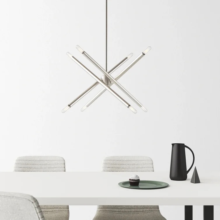 Poco 8 - Light Sputnik Modern Linear Chandelier