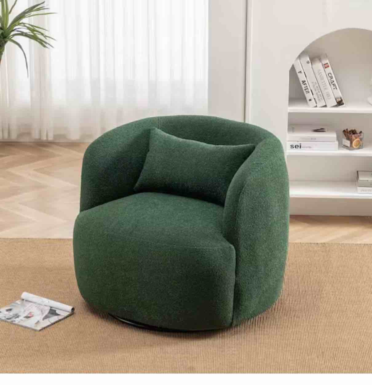 (similar) boucle accent chair upholstered  