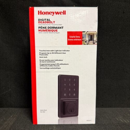 Honeywell Digital Deadbolt 8635212 Matte Black