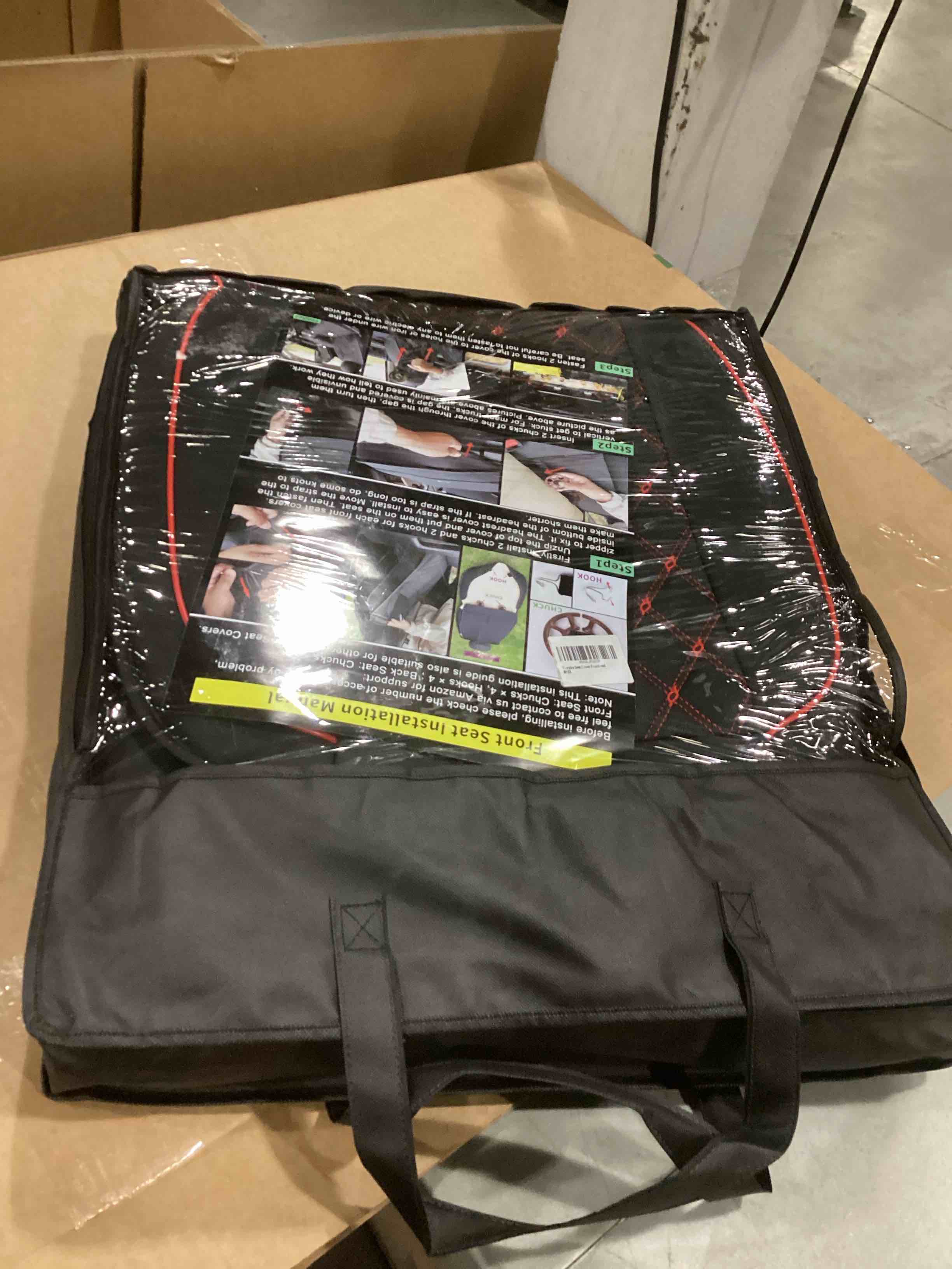 Coverado Toyota Tundra Seat Covers, Leather Seat Covers Compatible with 2007-2021 Toyota Tundra Crew/Crewmax/Extended/Double Cab Automotive Seat Covers for Car Trucks (Front, Red)