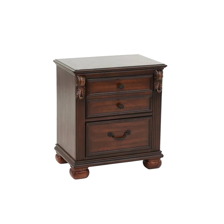 Anaejah 2 - Drawer Nightstand in Dark Brown