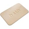 Coral Fleece, Bathroom Washable Rugs, Shaggy Bathroom Rugs, Small Bathmat, Fuzzy Bath Mat (Ivory,16 * 24)