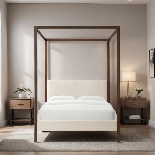 Queen Size Pelican Canopy Platform Bed (box 3 of 3)