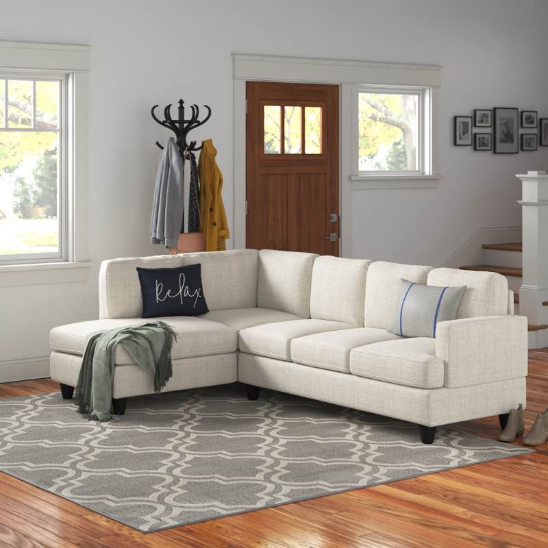Hiller 95.2" Wide Sofa & Chaise (BOX 1 OF 2)