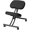 EIFRED kneeling chair, Gunnared black-grey