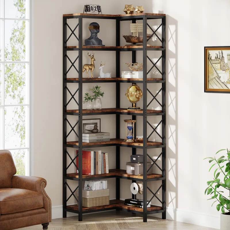 zukowski corner bookcase 