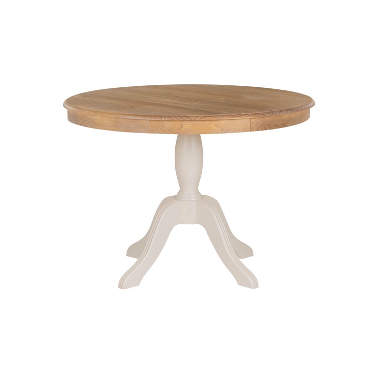 (details in the top table ) Parke 42” Round Solid Pine Pedestal Dining Table