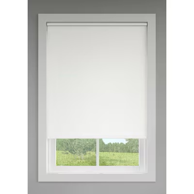 Levolor 37" x 78" Trim + Go White Blackout Replacement Vinyl Roller Shade New