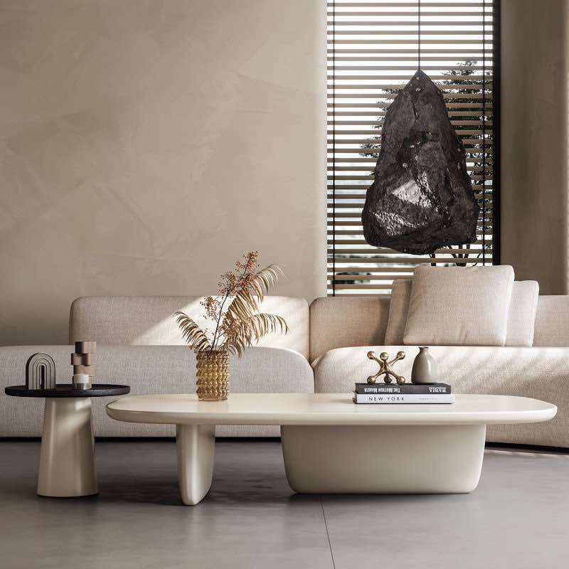 Rudina 2 Piece Modern Wood Nesting Coffee Table Set