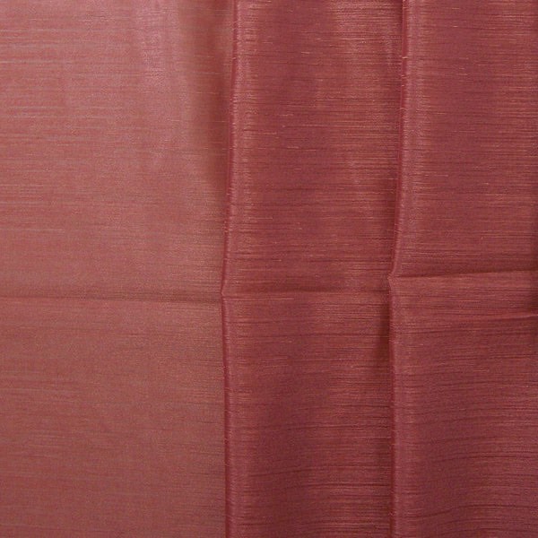 SILK LOOK ROUILLE STREAKED ORGANZA DRAPERY FABRIC