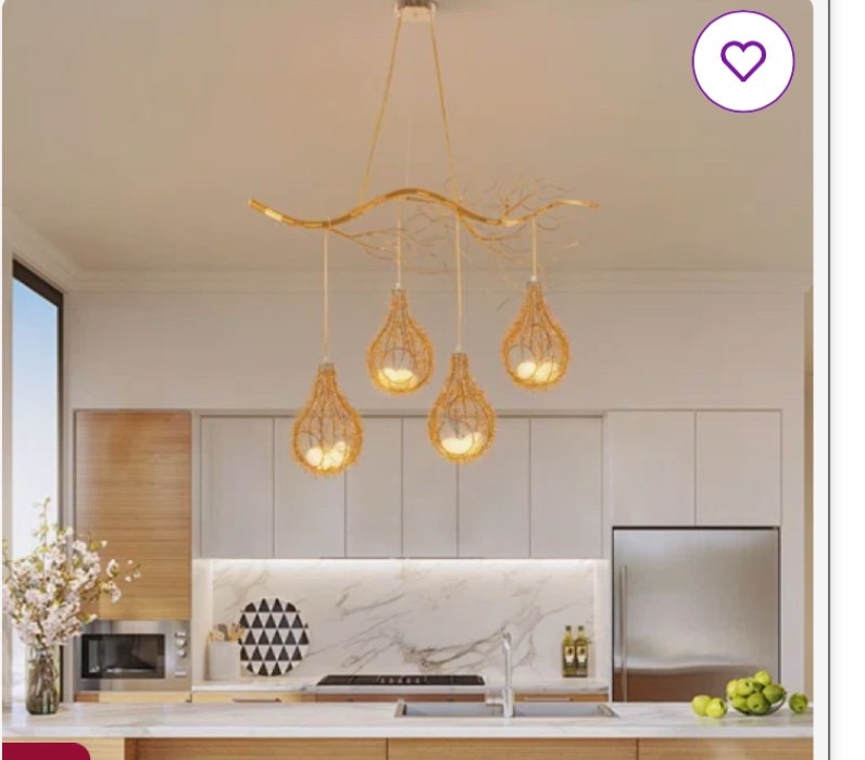 Lasseter 8 - Light Birdcage Chandelier