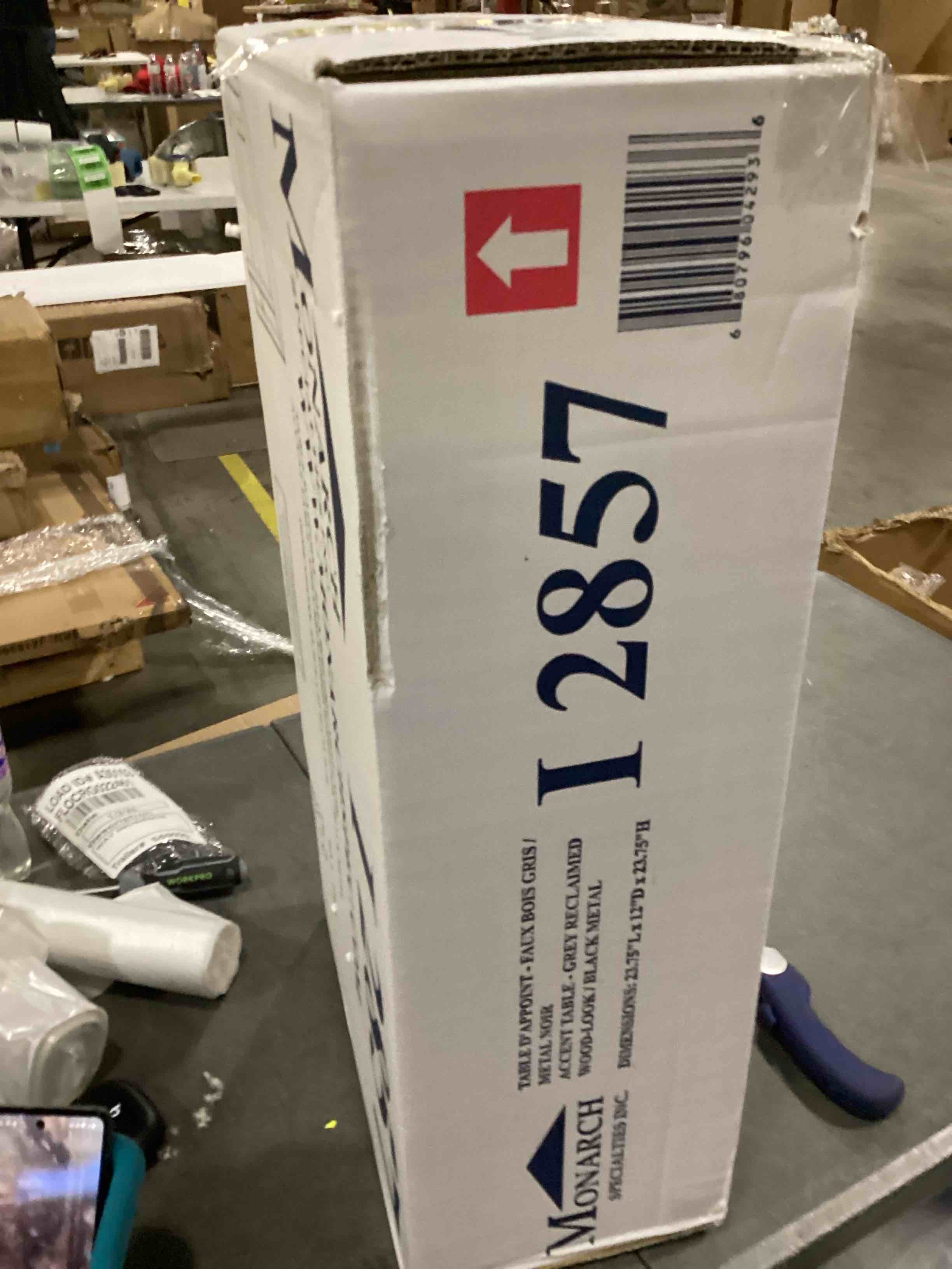 Adabel Accent Table, Side, End, Nightstand, Lamp, Living Room, Bedroom, Metal, Laminate