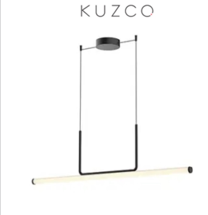 Vesper 1 - Light Kitchen Island Linear LED Pendant