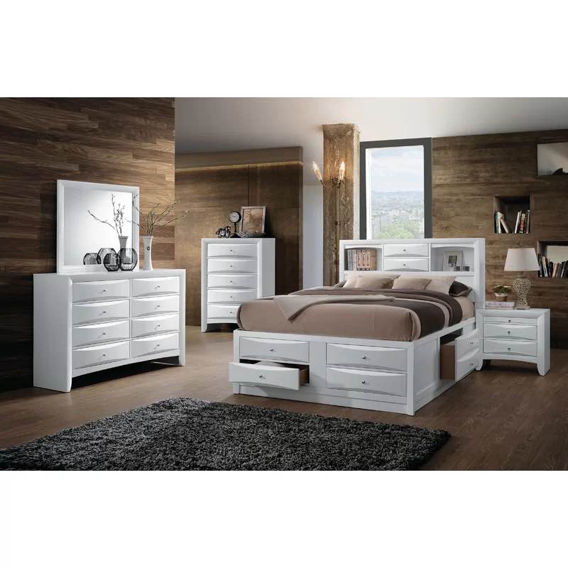 ( incomplete box 1 of 4 ) Cleary Storage Platform Bed