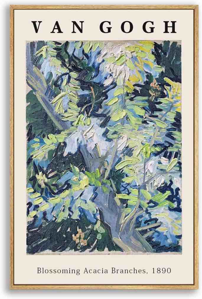 Classical Artwork Van Gogh Blossoming Acacia Branches