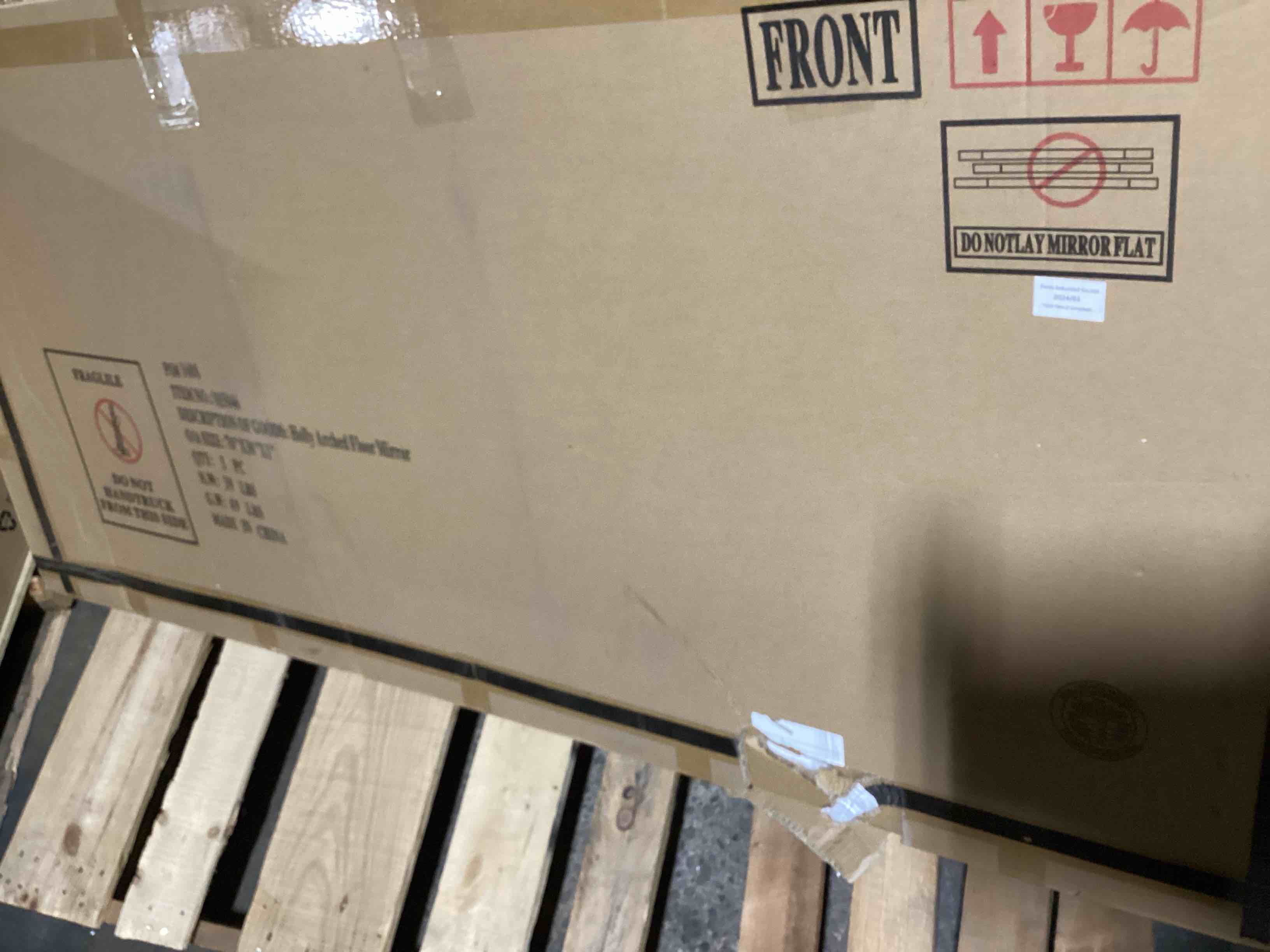 Bassett Mirror Company Holly Arched Floor Mirror M5046