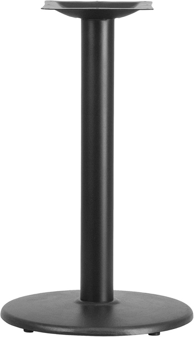 18" Round Restaurant Table Base Cast Iron XU-TR18-BASE-GG - Black