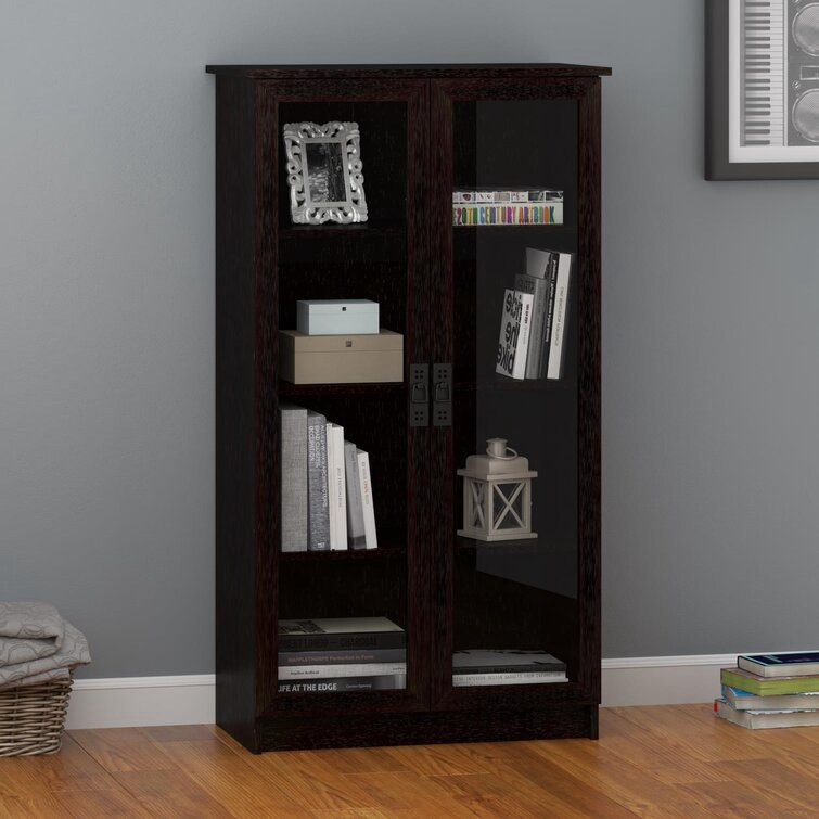 Espresso Gatewood Storage Bookcase(incomplete)