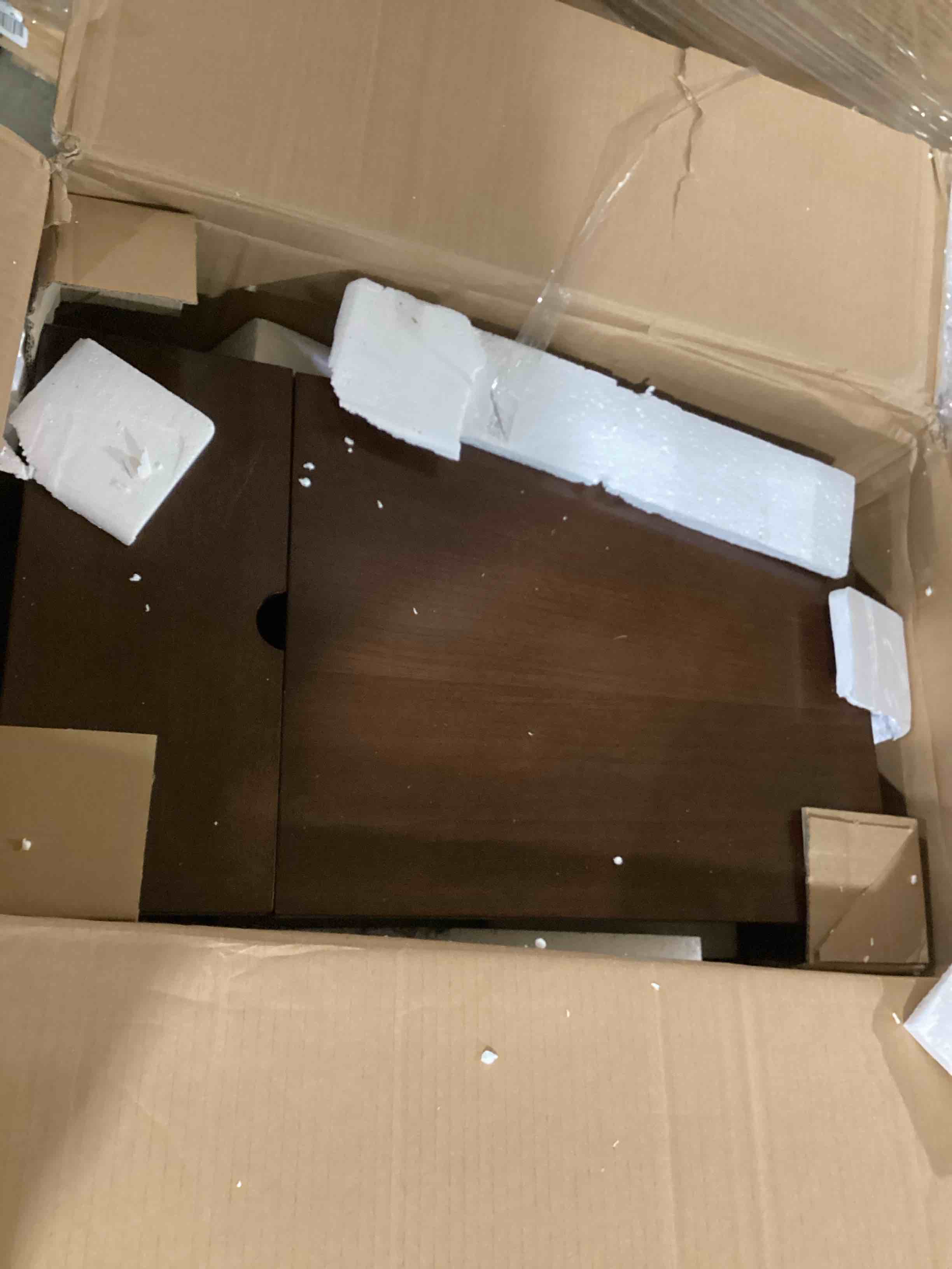 Saldana Block End Table with Storage and BuiltIn Outlets