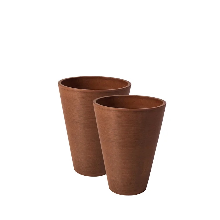 Bayley Composite Round Pot Planter Set