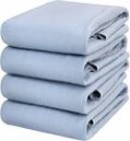 Utopia Bedding Waterproof Incontinence Pads Quilted Washable & Absorbent Bed Pad for Adults and Kids 34 x 52 inches (Pack of 4, Blue) 34x52 Inch (Pack of 4) Blue