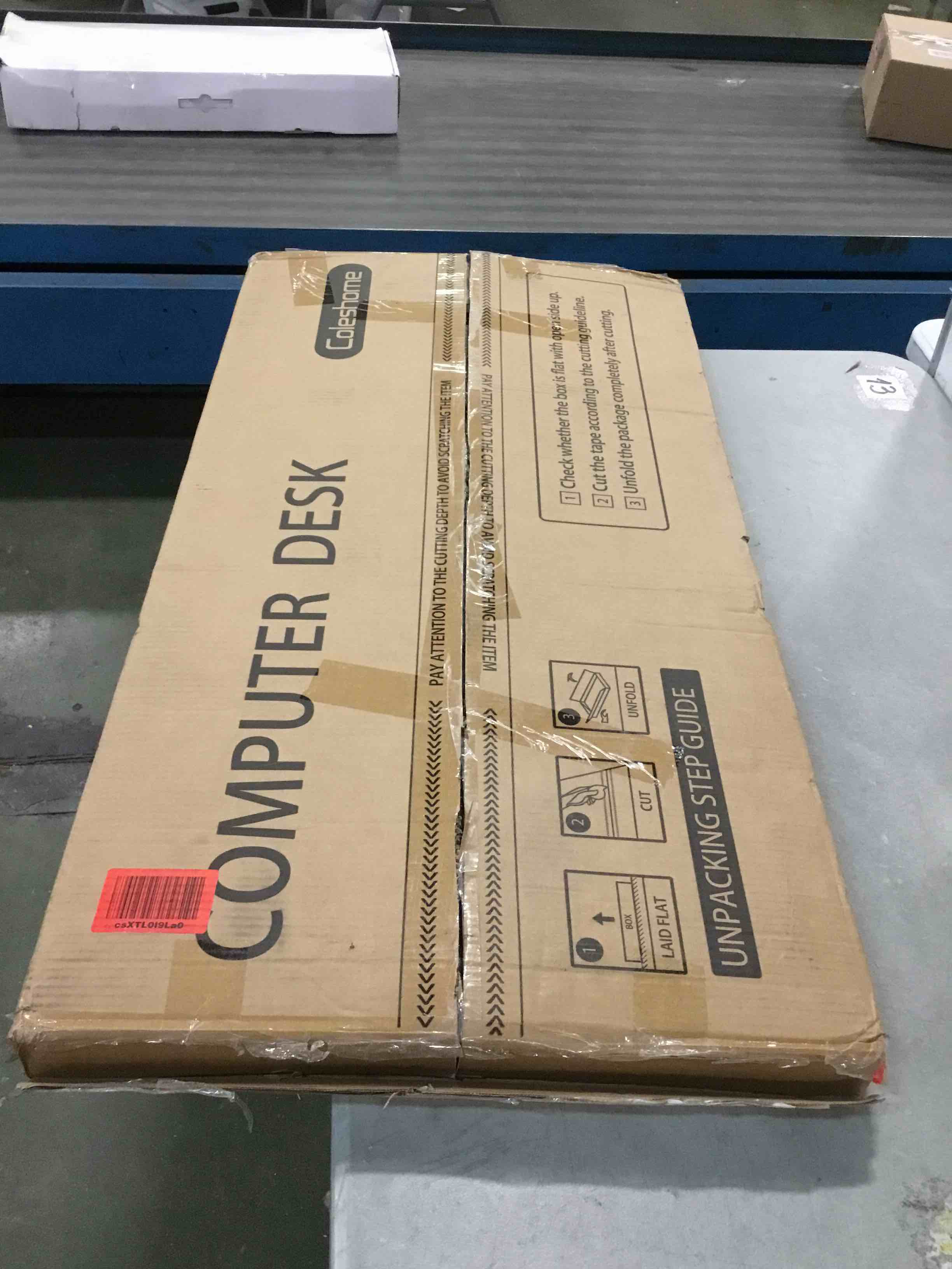 Coleshome 40 Inch Computer Desk, Modern Simple Style Desk for Home