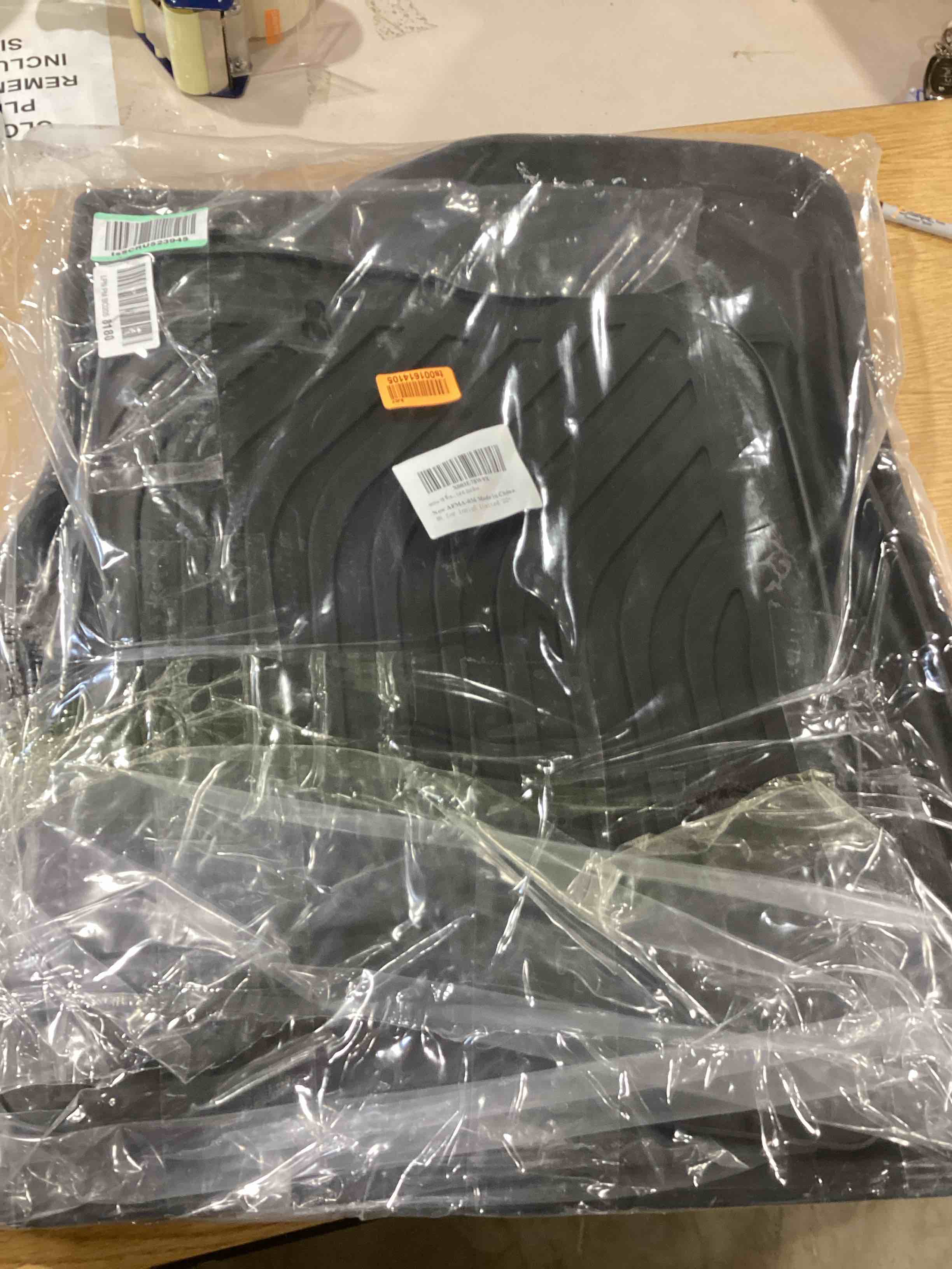 Auxko All Weather Floor Mats Fits for Hyundai IONIQ 5 2022-2024 Limited Only [with Sliding Console] TPE Rubber Liners All Season Guard Odorless Anti-Slip Mats for 1st & 2nd Row