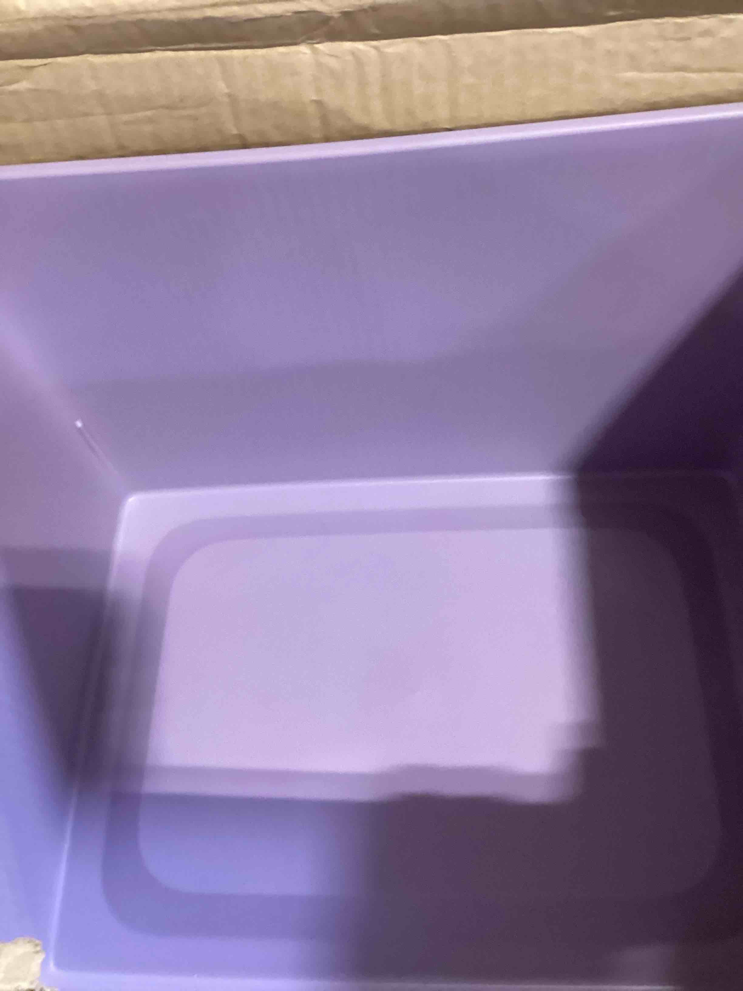 Superio Ribbed Collection Decorative Plastic Open Home Storage Bins