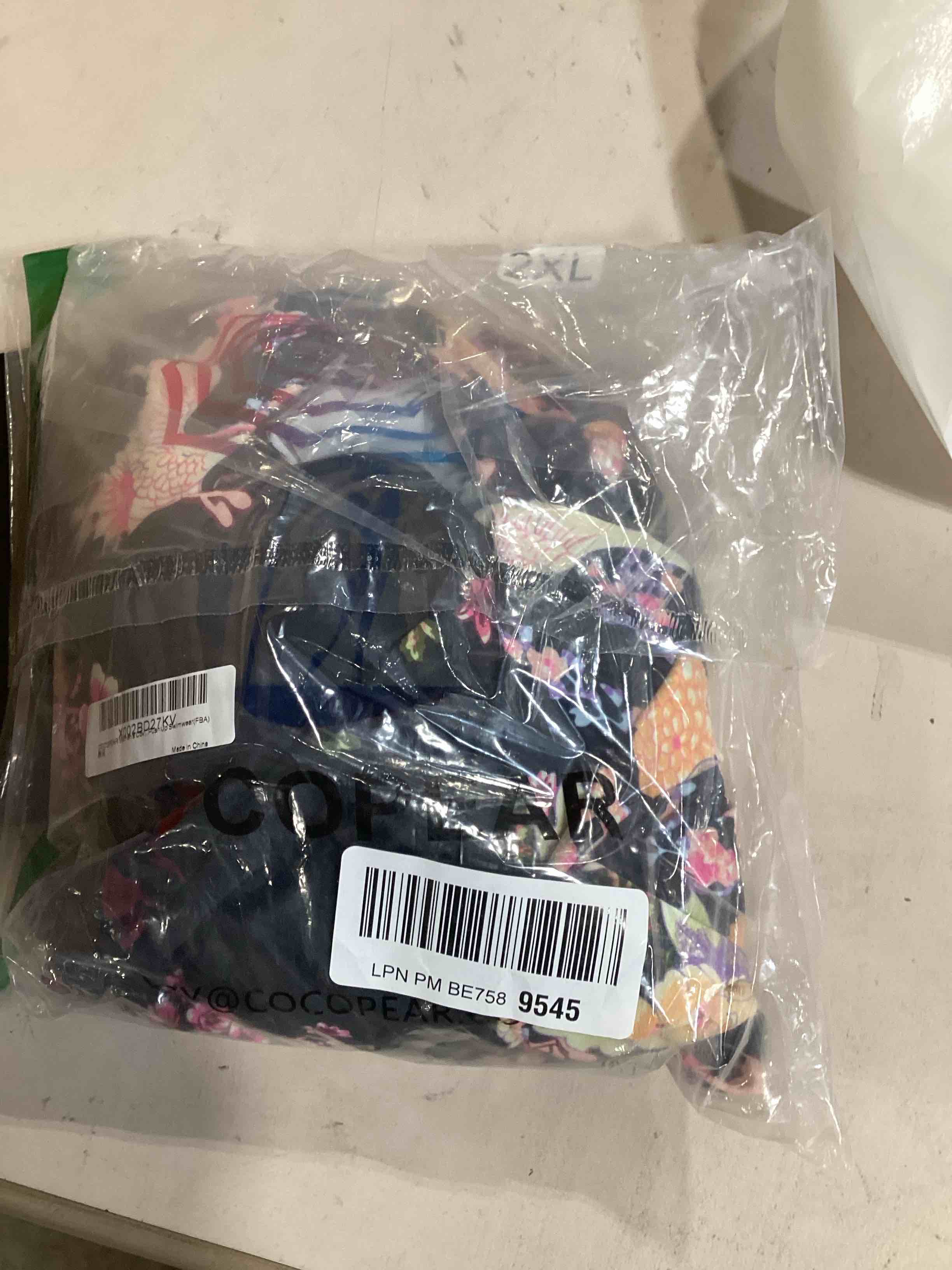 COCOPEAR Women's One Piece Flounce Swimsuit Off Shoulder Bathing Suit Tummy Control Swimdress