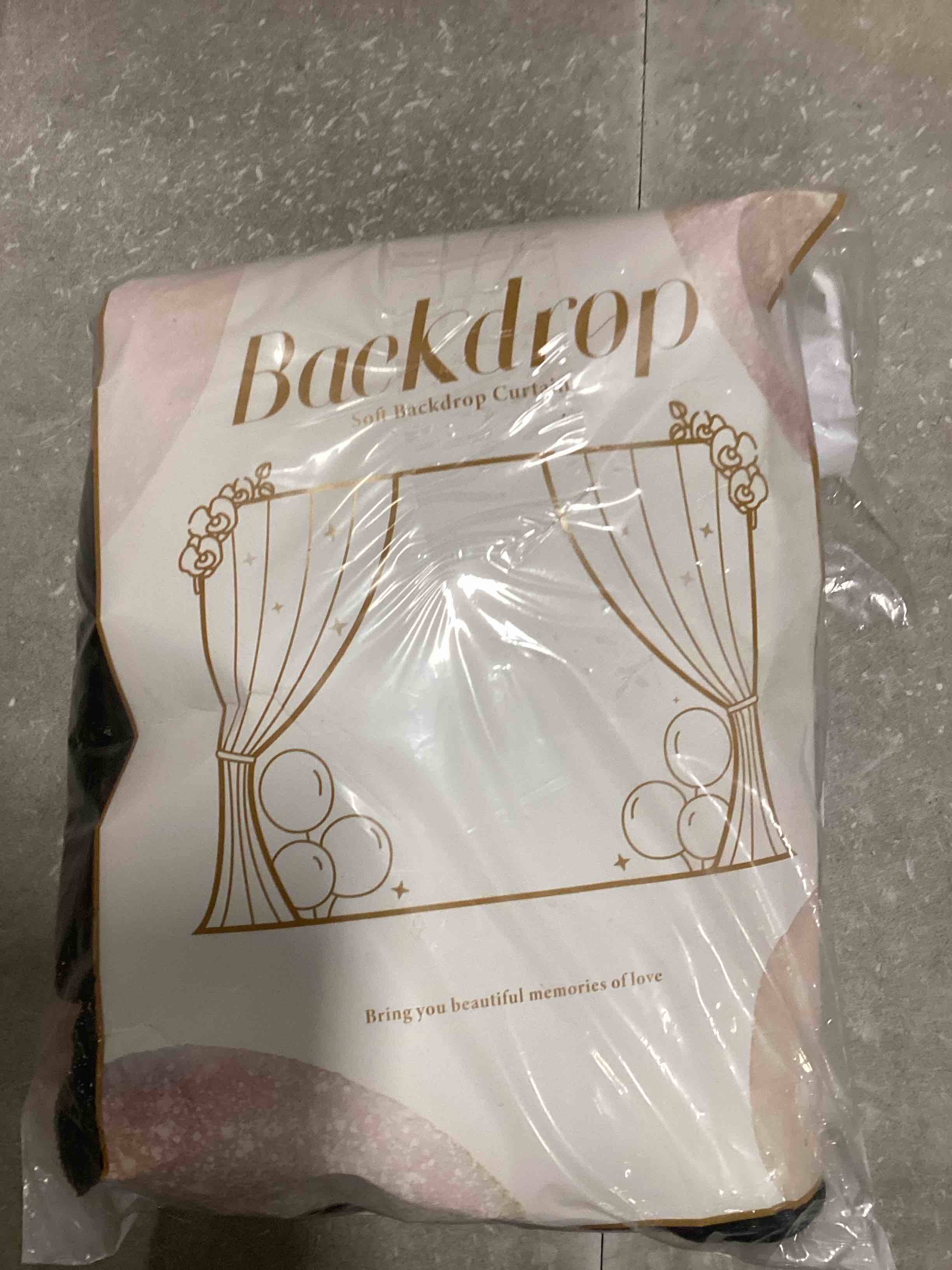 5 ft x 10 ft 2 Panels Black Backdrop Curtain and 5 ft x 10 ft 2 Panels Red Backdrop Curtain for Parties, Polyester Photography Backdrop Drapes, Birthday Party Graduation Decoration Supplies