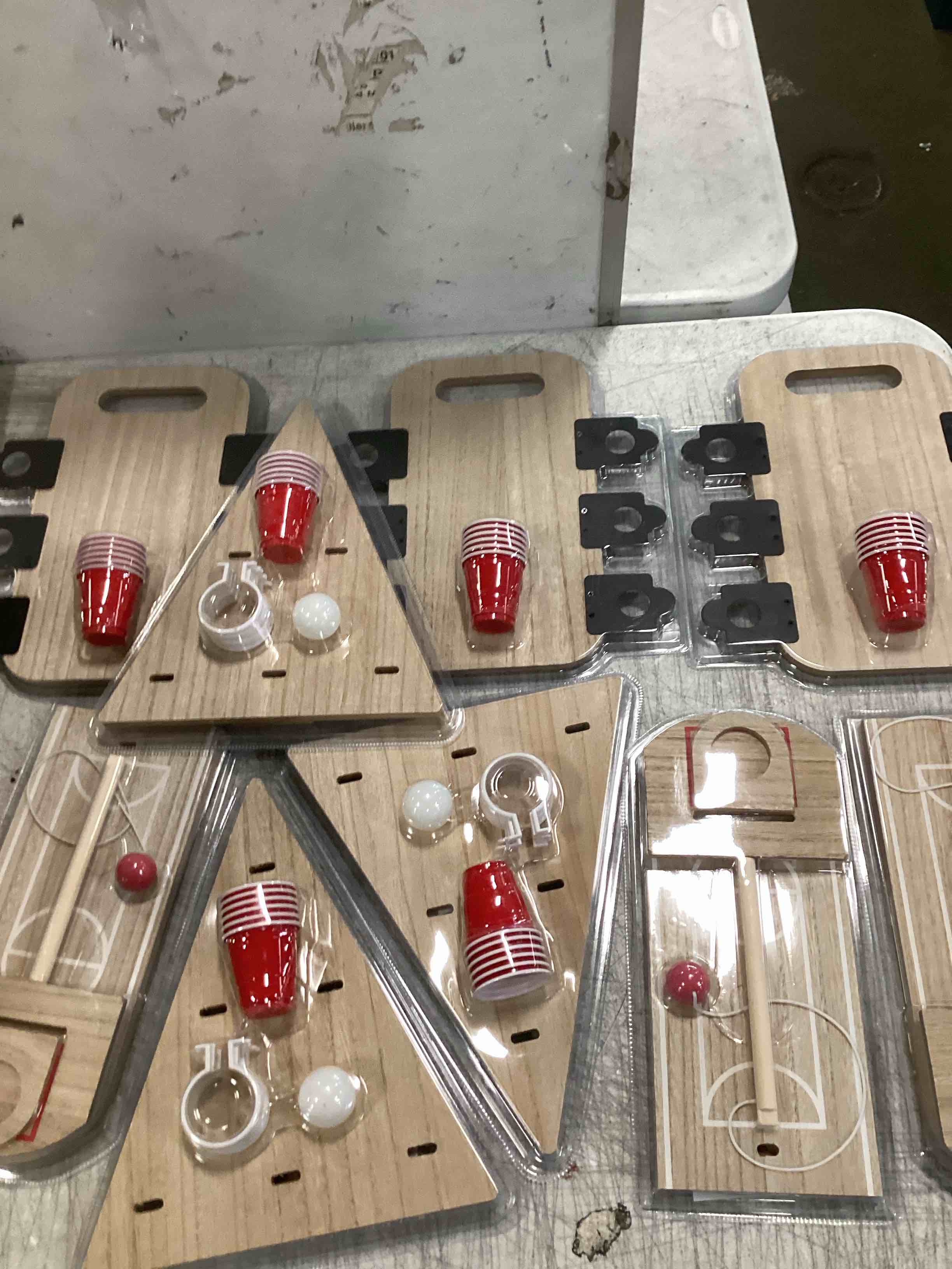 (case of 9 games) assorted tabletop games 