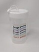 (case of 24 ) assorted Jumbo Tumbler Drinkware Clear Cup With Straw