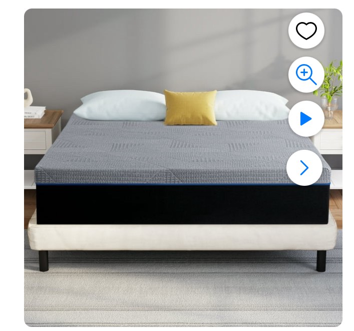 Queen Size Mattress, Lecuneey 8 in Gel Memory Foam Mattress in a Box, Supportive & Pressure Relief