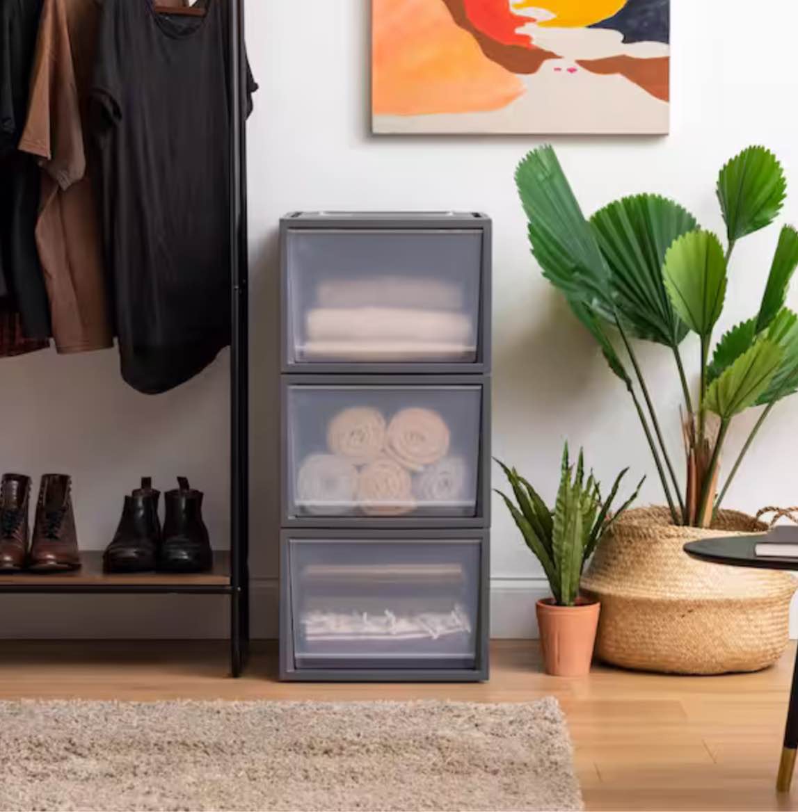 IRIS (Brand Rating: 4.3/5) Deep Box Chest Drawer, Gray, 3 Pack