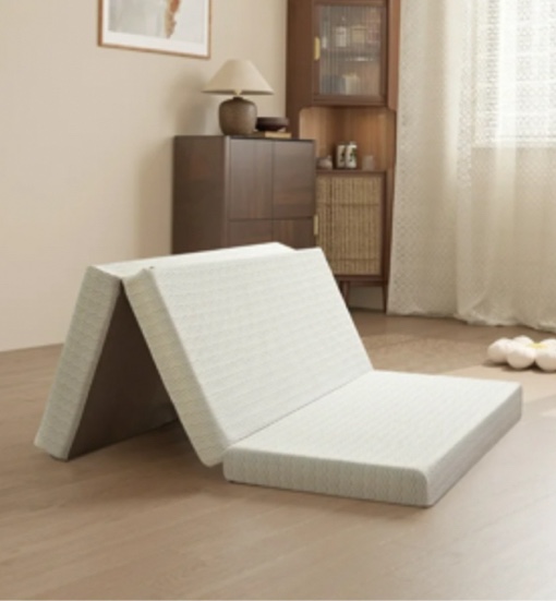 MLILY 4 inch Twin XL Size Tri-Folding Memory Foam Mattress, Portable Guest Bed in a Box