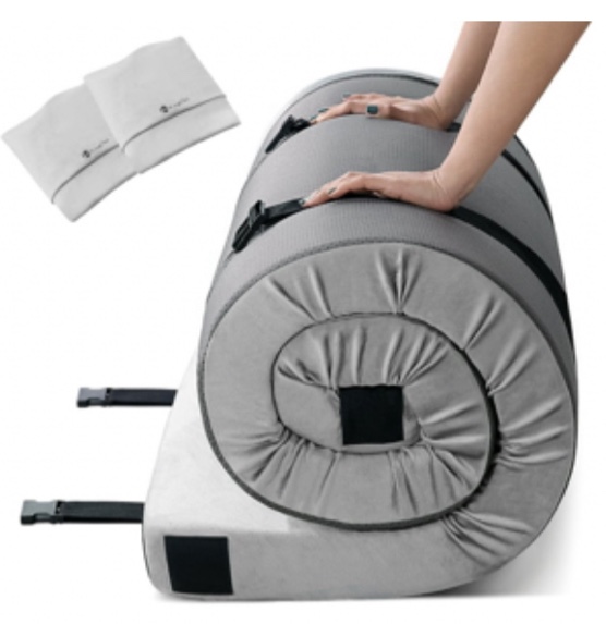 KingChii CertiPUR-US 3" Thick Memory Foam Mattress, Sleeping Bed for Kids Adults,Portable Roll up Sleeping Mats with Removable Waterproof Topper Travel Bag,TWIN/75*38*3 In