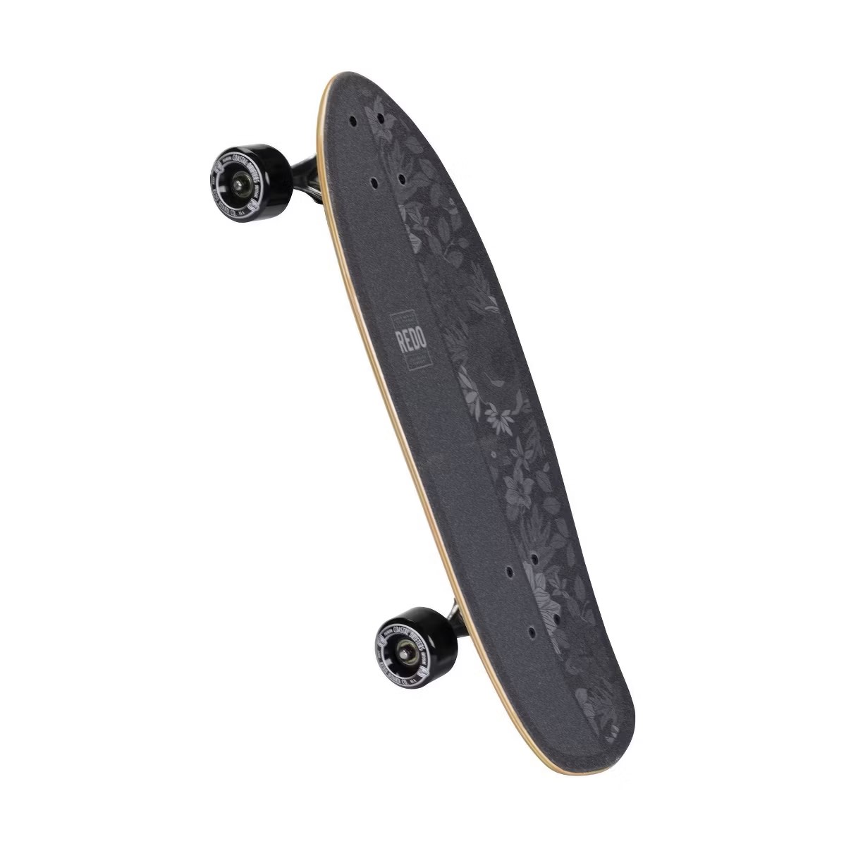 Skateboard Co. 24" Standard Skateboard - Black Floral