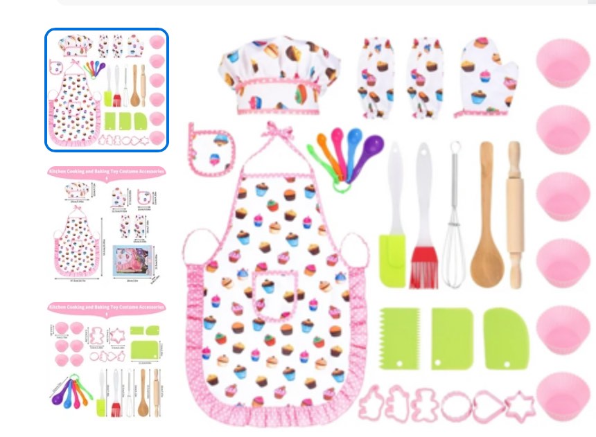  Kid's Cooking & Baking Set, 31 Pieces